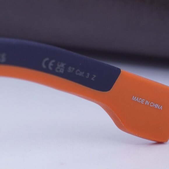 Hugo BOSS 1498/S 0LOX ZV Rectangle Sunglasses - Matte Blue/Silver - Picture 10 of 10